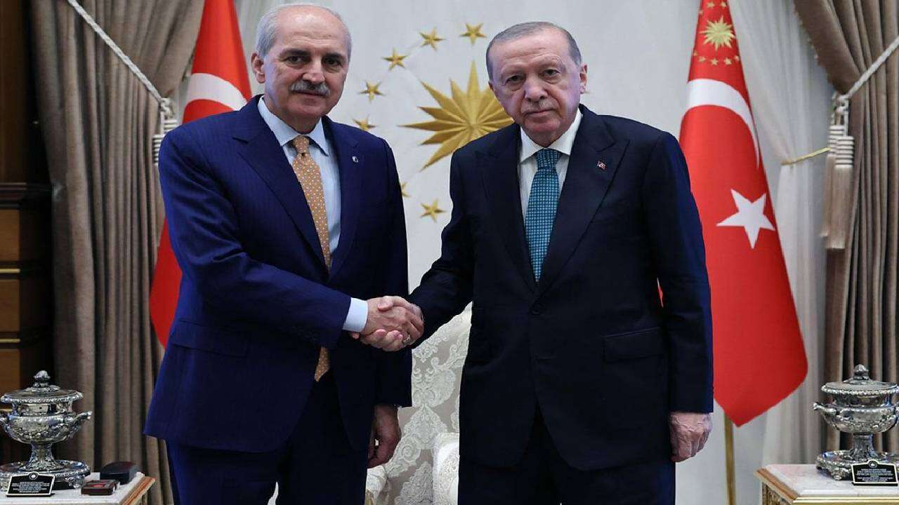 467 oyla geçti, kritik zirve gerçekleşti! Cumhurbaşkanı Erdoğan, TBMM Başkanı Kurtulmuş'u kabul etti
