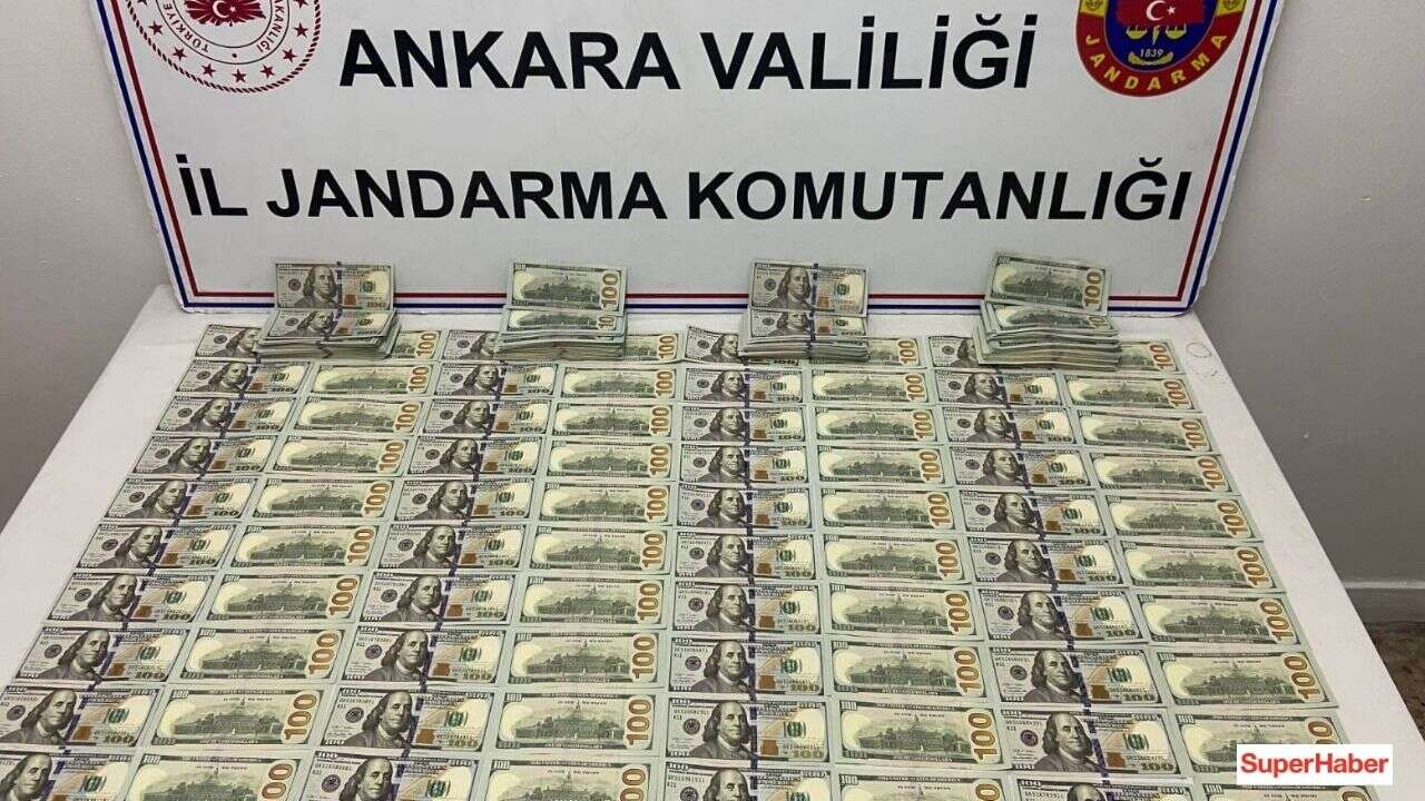 Ankara'da sahte dolar operasyonu: 80 bin 50 dolarlık sahte banknot ele geçirildi, 2 gözaltı