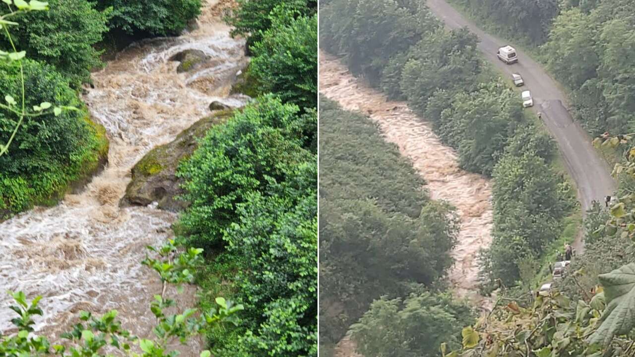 Giresun'da sel felaketi! Anne ve iki kızı taşan derenin sularına kapıldı