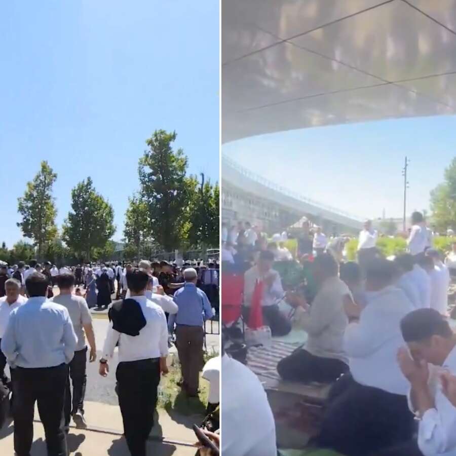 Alihan Kuriş'in az sayıda müridinden destek namazı! Süleymancılar'ın büyük çoğunluğu Kuriş'i çizdi
