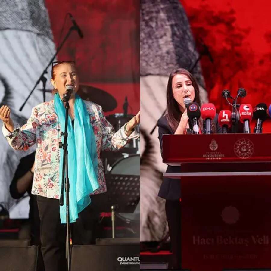 Hacıbektaş'taki gerilimin perde arkası! Sabahat Akkiraz sahnedeyken Hatimoğulları protokolden neden ayrıldı?