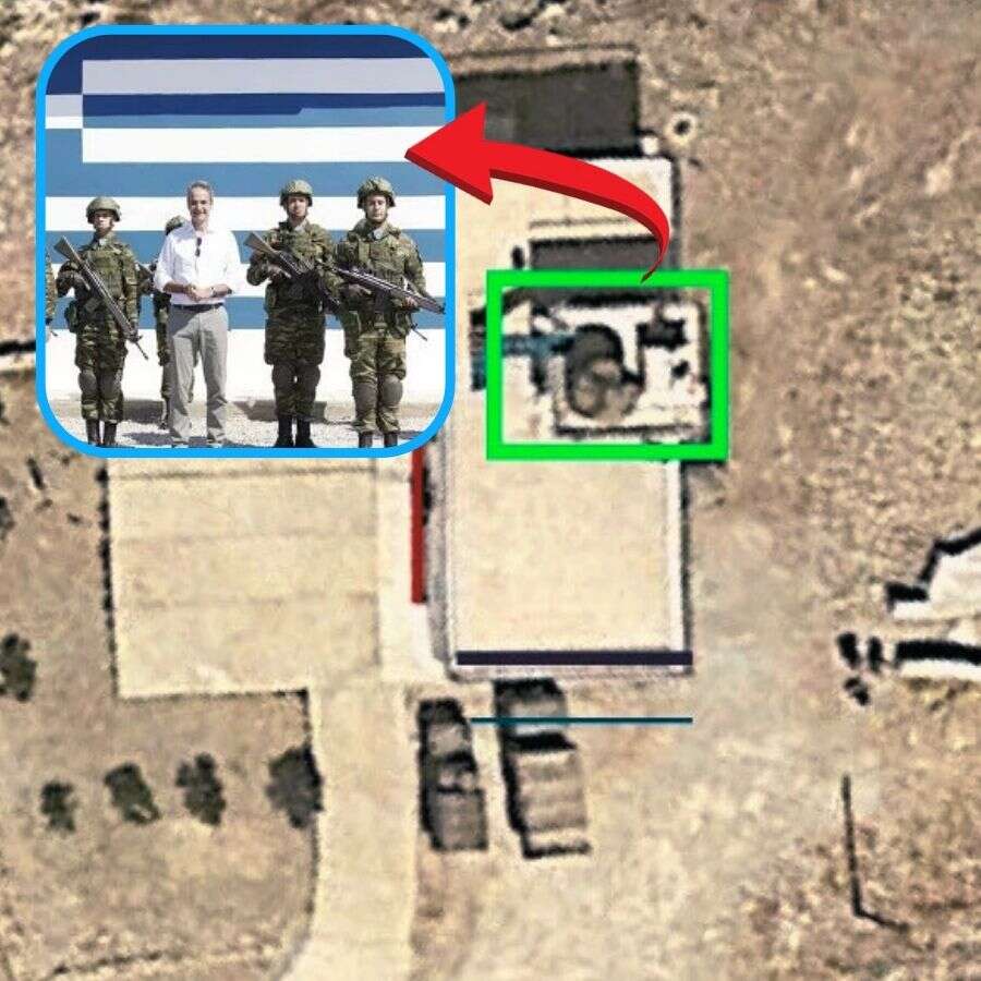 Yunanistan Başbakanı Miçotakis'in ziyaret ettiği askeri üssün konumu tespit edildi