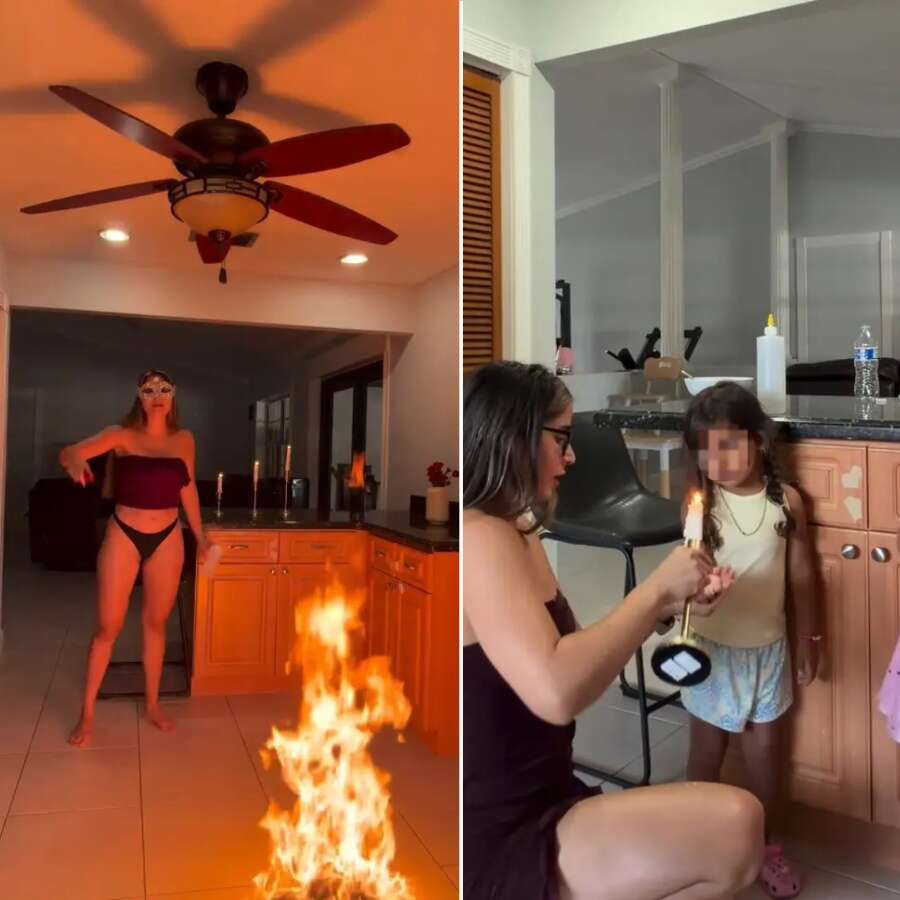 Influencer olmak için canlı yayında yaptıkları kan dondurdu: Evini yaktı, çocuklarına sıcak balmumu döktü!