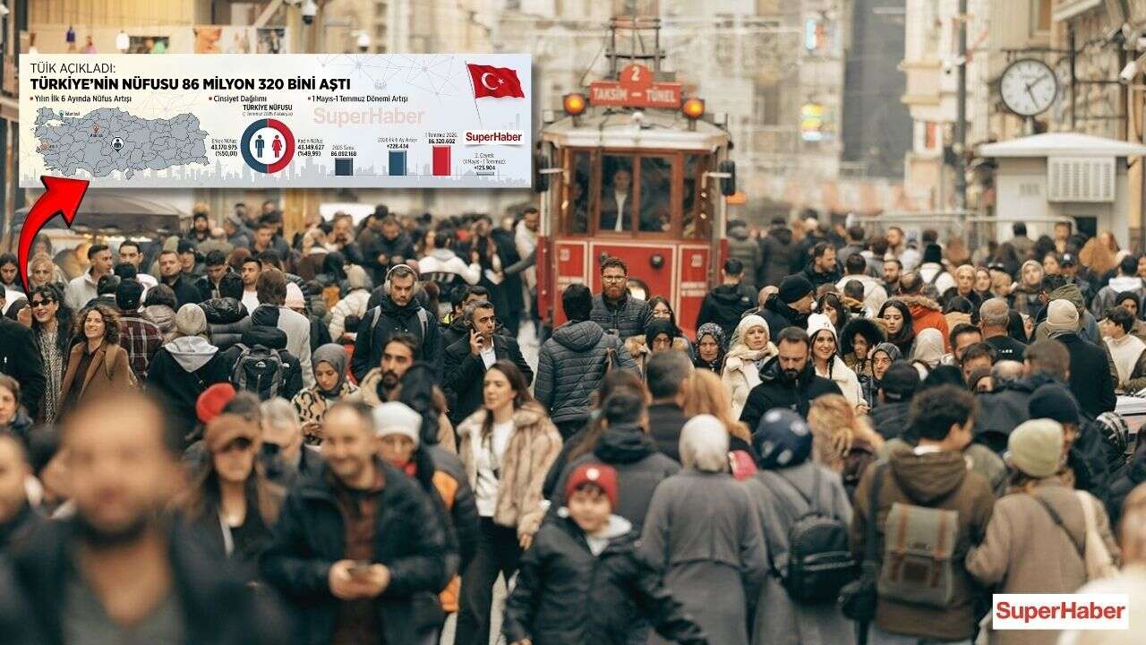 Türkiye gerçek nüfusunda ezber bozan değişim