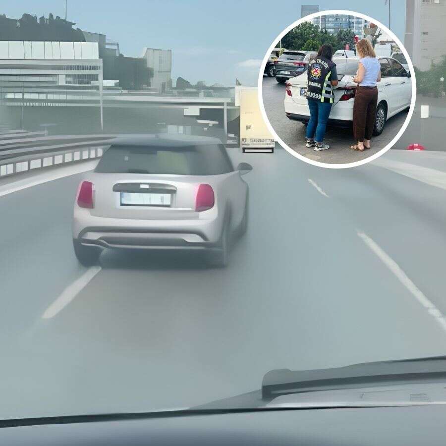 E-5'te yol verme kavgası pahalıya patladı! Yakalanan kadın sürücü cezalandırıldı