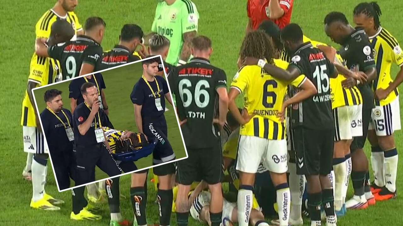 Kerem Aktürkoğlu ambulansla hastaneye götürüldü
