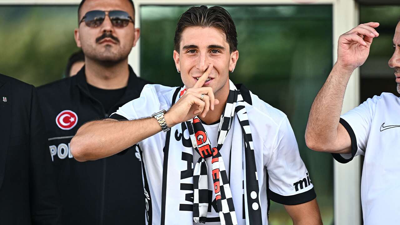 Beşiktaş'ın Juventus'tan transferi Miretti İstanbul'a geldi