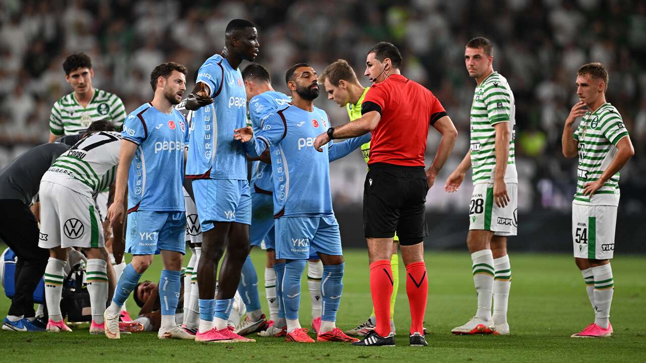 Trabzonspor, Ferencvaros'a elendi