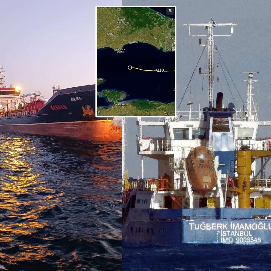 Marmara Denizi’ndeki gemi kazasında görüntüler çıktı: ALSU tankerinin manevraları kaydedildi!