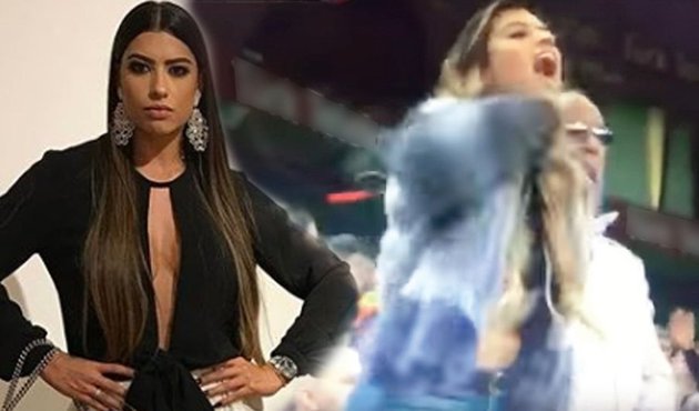 Maicon'un eşi Ursula'nın "kafa kesme" hareketinin sırrı ortaya çıktı!