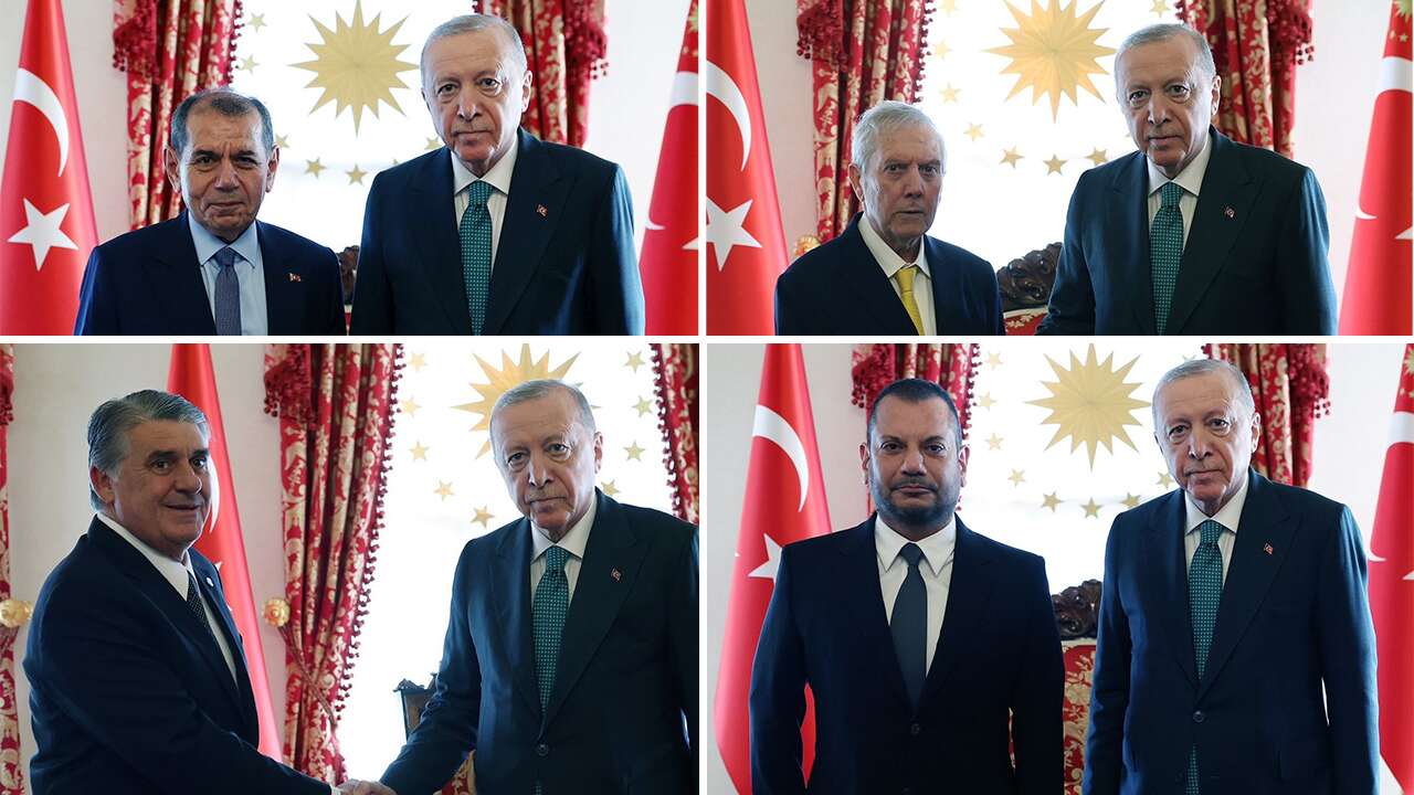 Recep Tayyip Erdoğan, 4 büyüklerin başkanlarını kabul etti