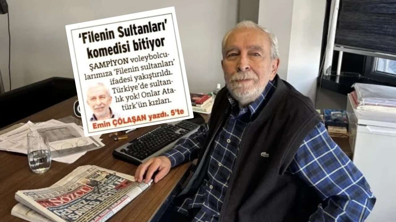 Sultanlar kupayı kaldırdı, o koltuğundan nifak saçtı... Emin Çölaşan, Filenin Sultanları tabirinden rahatsızmış!