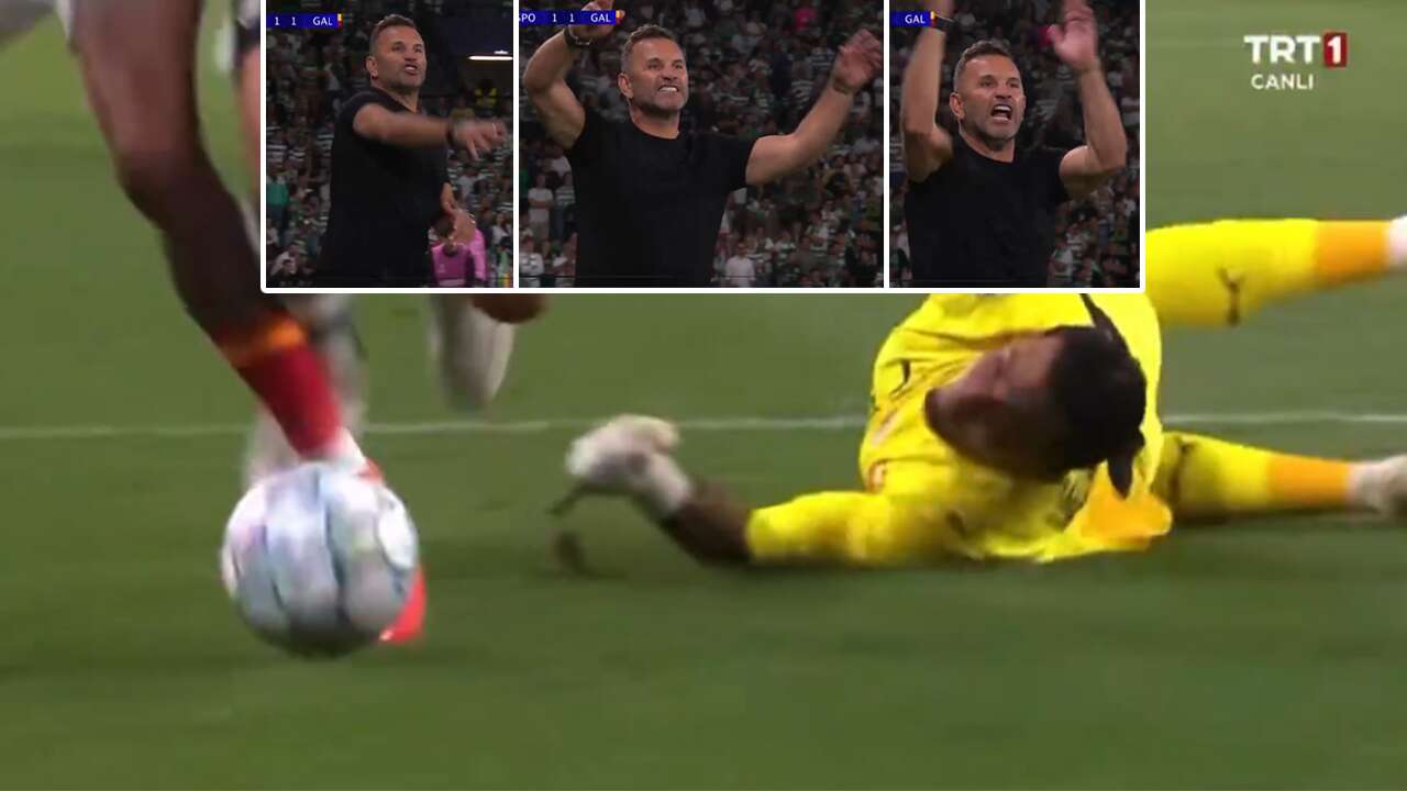 Okan Buruk, penaltı kararı sonrası çıldırdı