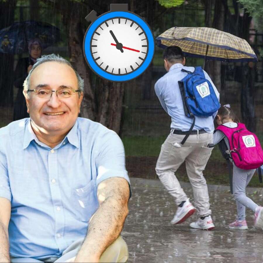 ISLAK ASFALTTA İLK ZİL: Okul zili trafiğe göre kayabiliyor; havaya göre neden kaymıyor?