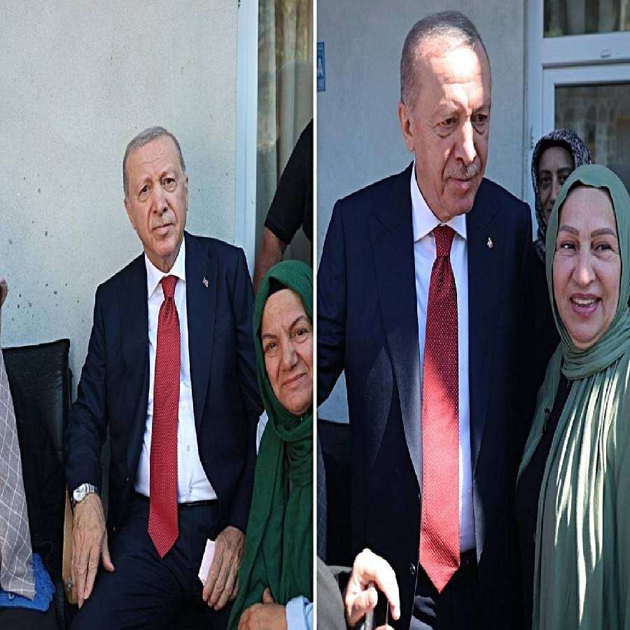 Rize'den ayrılmadan önce ilk işi o oldu: Cumhurbaşkanı Erdoğan baba ocağında kapıları tek tek çaldı