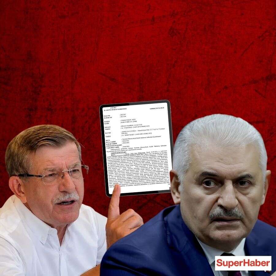 Ahmet Davutoğlu'nun Binali Yıldırım'a yönelik sözleri mahkemede çürütüldü! Karar ilk kez ortaya çıktı