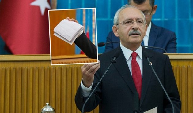CHP lideri Kılıçdaroğlu "belge" dediği evrakı gazetecilere dağıtmadı, çünkü...