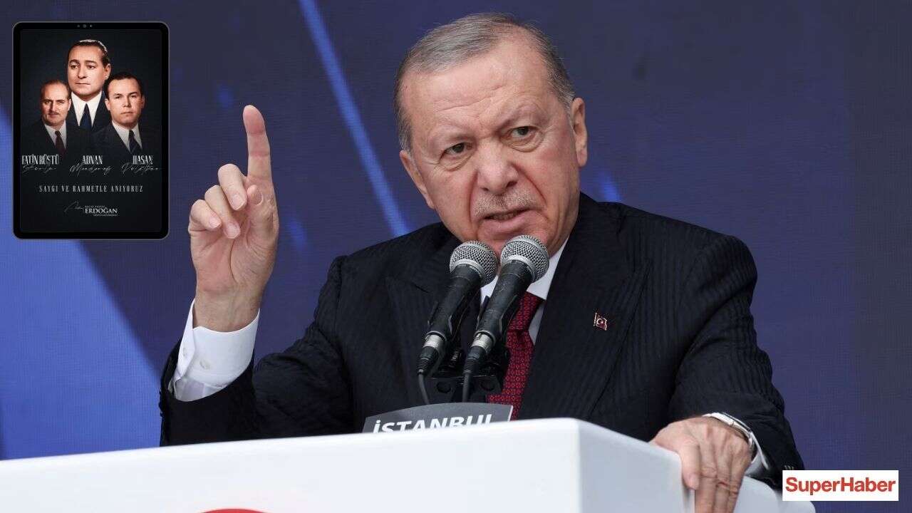 Cumhurbaşkanı Erdoğan'dan 27 Mayıs cuntası tarafından katledilen Menderes ve mesai arkadaşlarına anma mesajı