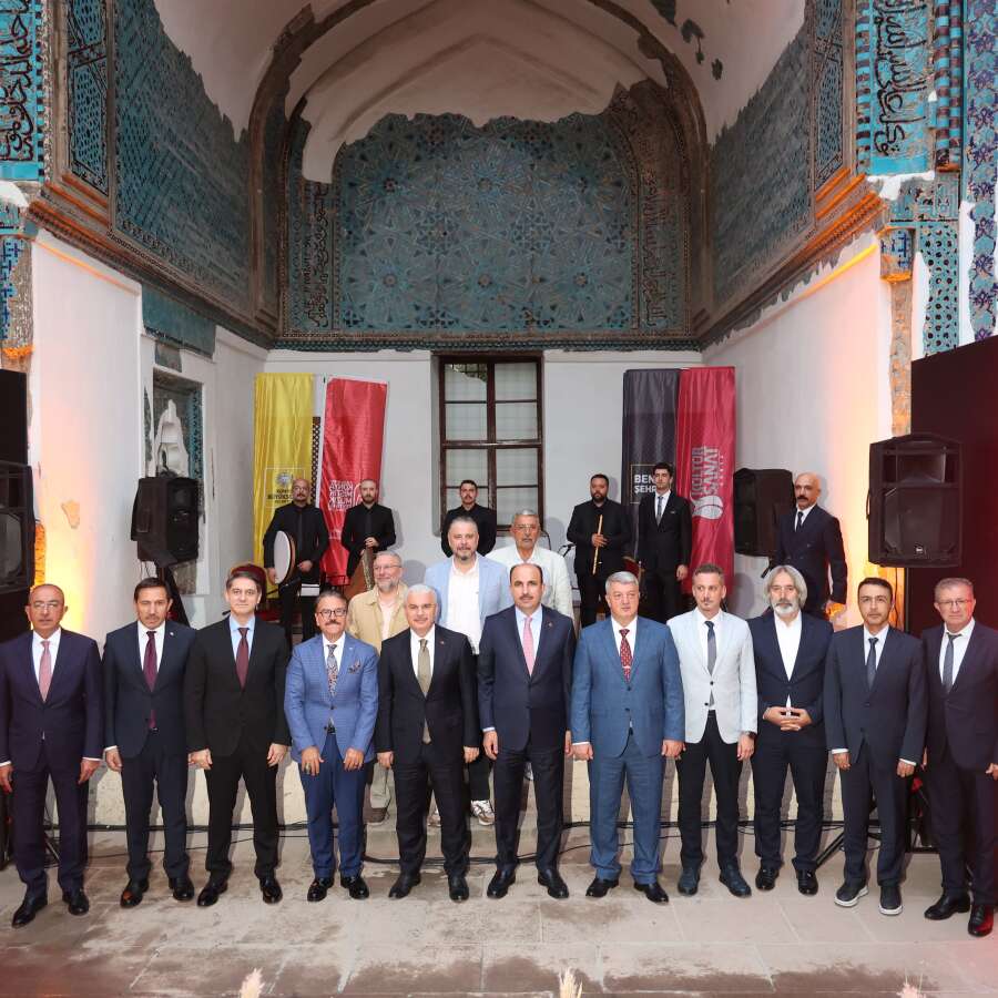 23. Uluslararası Konya Mistik Müzik Festivali öncesi Sırçalı Medrese’de tanıtım programı gerçekleştirildi
