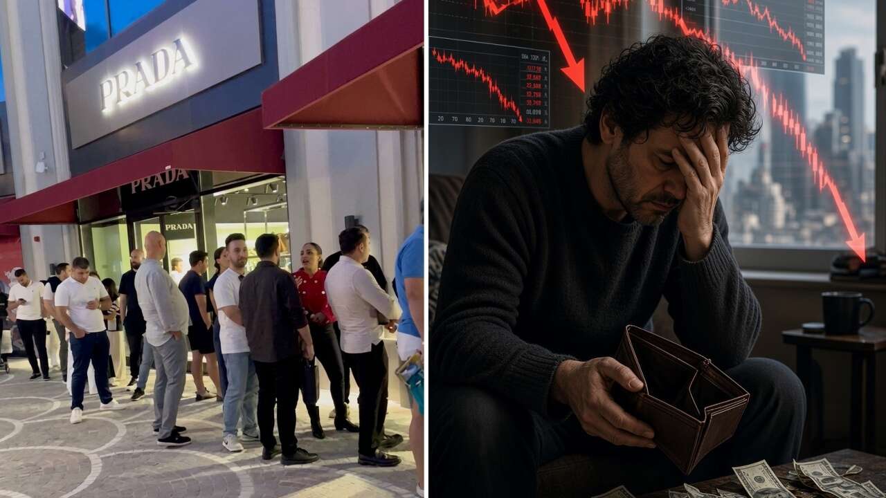 Bir yanda fonlara milyarlarca lira kaptıranlar, diğer yanda lüks outlette alışveriş için kuyruğa girenler... Florentia Village açılışından ilginç manzaralar