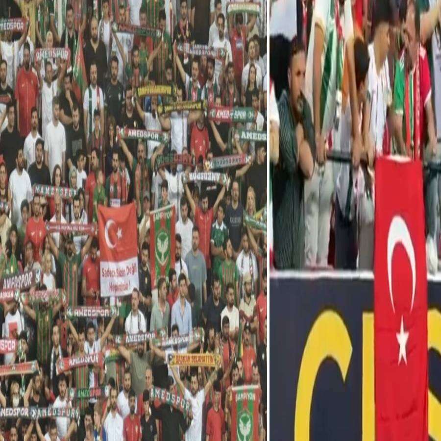 Amedspor taraftarı Türk bayrağını öpüp ateş püskürdü: Provokasyona gelmeyin, içimizdeki ayrık olanları temizleyin!