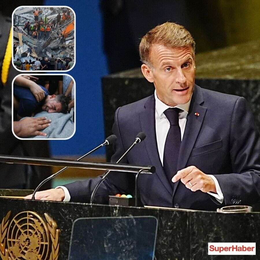 BM 81. Genel Kurulu'nda konuşan Macron: Gazze'deki manzara hepimiz adına utanç verici