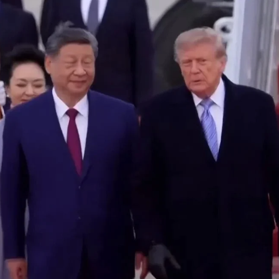 Trump bizzat karşıladı! Beyaz Saray'da Şi Cinping ile tarihi görüşme