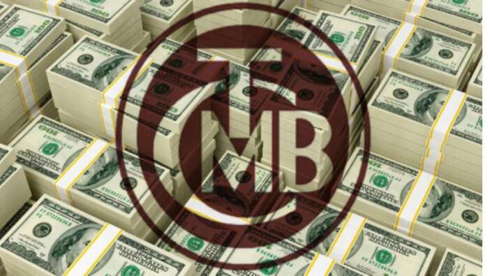 TCMB rezervleri  4 milyar 319 milyon dolar azaldı 174 milyar 405 milyon dolara geriledi
