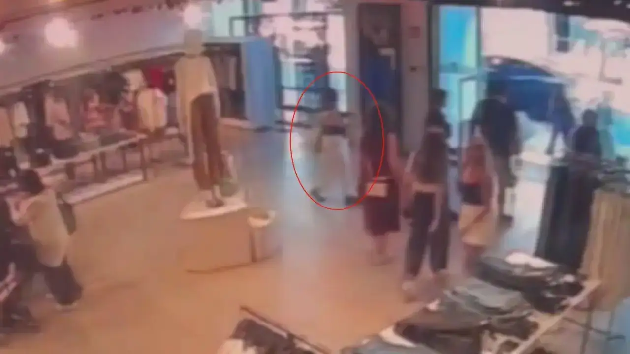 Ünlü fenomen ürünlerin parasını ödemeden mağazadan kaçtı!