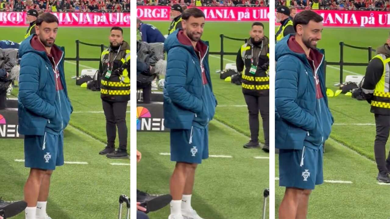 'Come to Galatasaray' seslerine Bruno Fernandes'in tepkisi