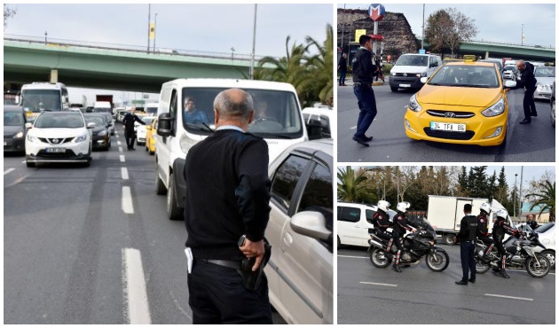 İstanbul'da polis alarma geçti! Taksiler tek tek inceleniyor...