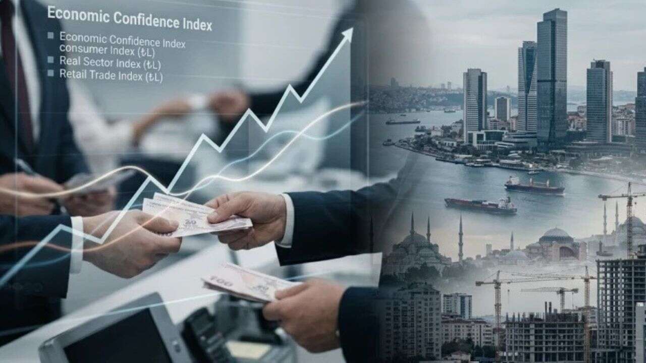 Ekonomik güven endeksi eylülde 101,3 seviyesine yükseldi
