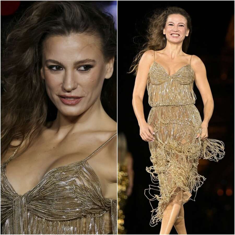 Serenay Sarıkaya Paris Moda Haftası podyumunda göz kamaştırdı! Elbisesinin fiyatını duymaya hazır mısınız...