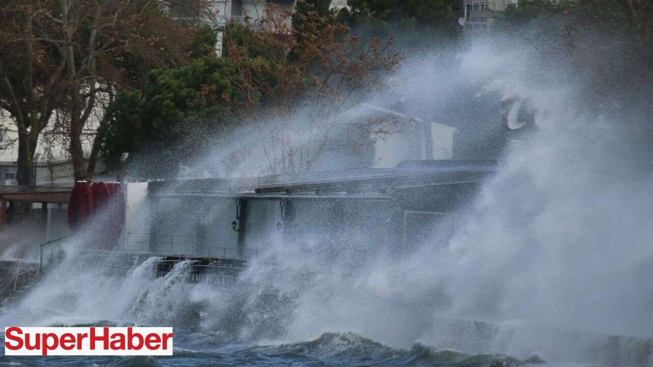Batı Karadeniz ve Marmara denizleri için fırtına uyarısı yapıldı