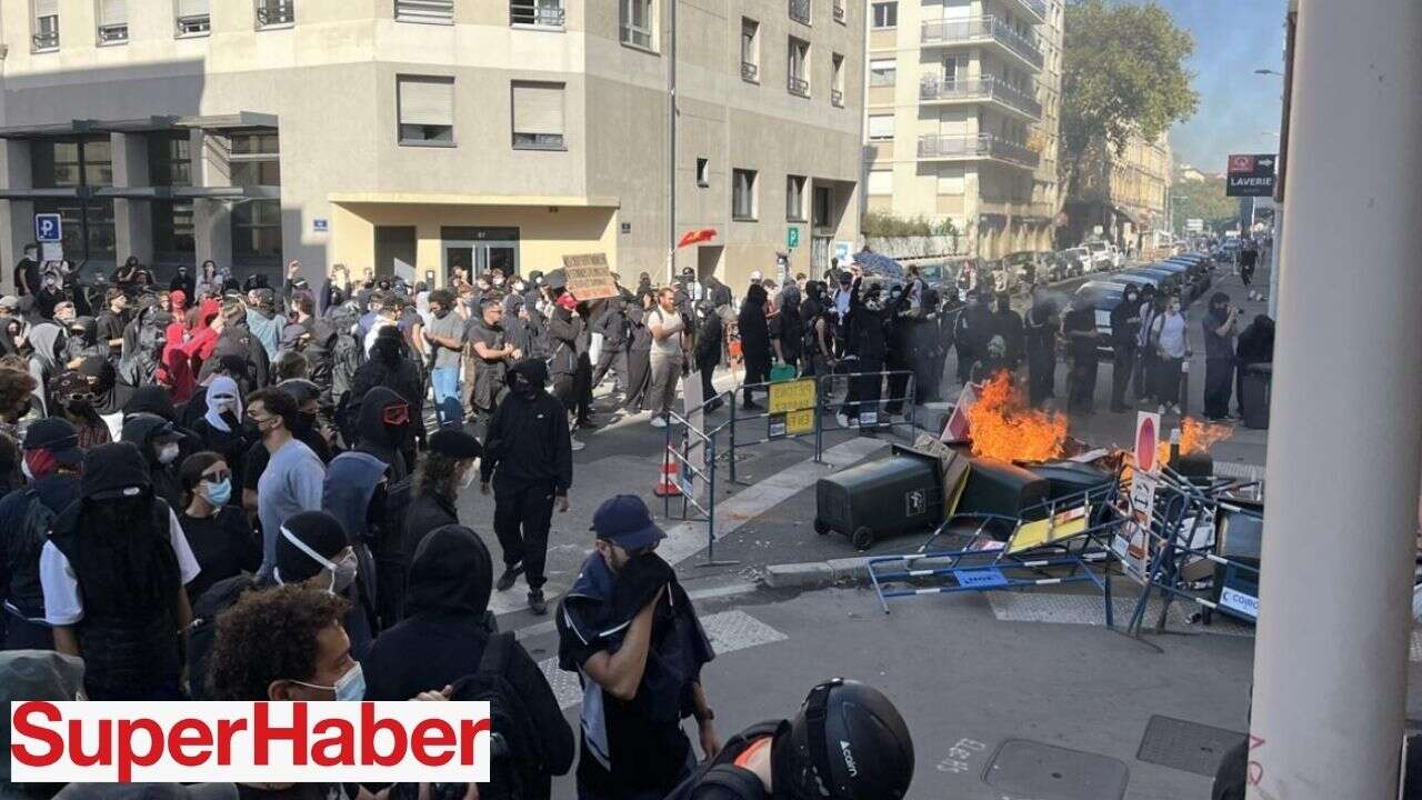 Fransa'da lise eylemleri büyüyor! Liselerde eğitime bu hafta ara verildi