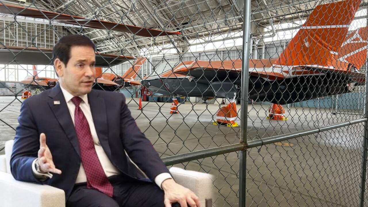 Marco Rubio "Teslimata uzun zaman var" dedi ama... İşte ABD hangarlarındaki F-35'ler! Türkiye için üretildiler...