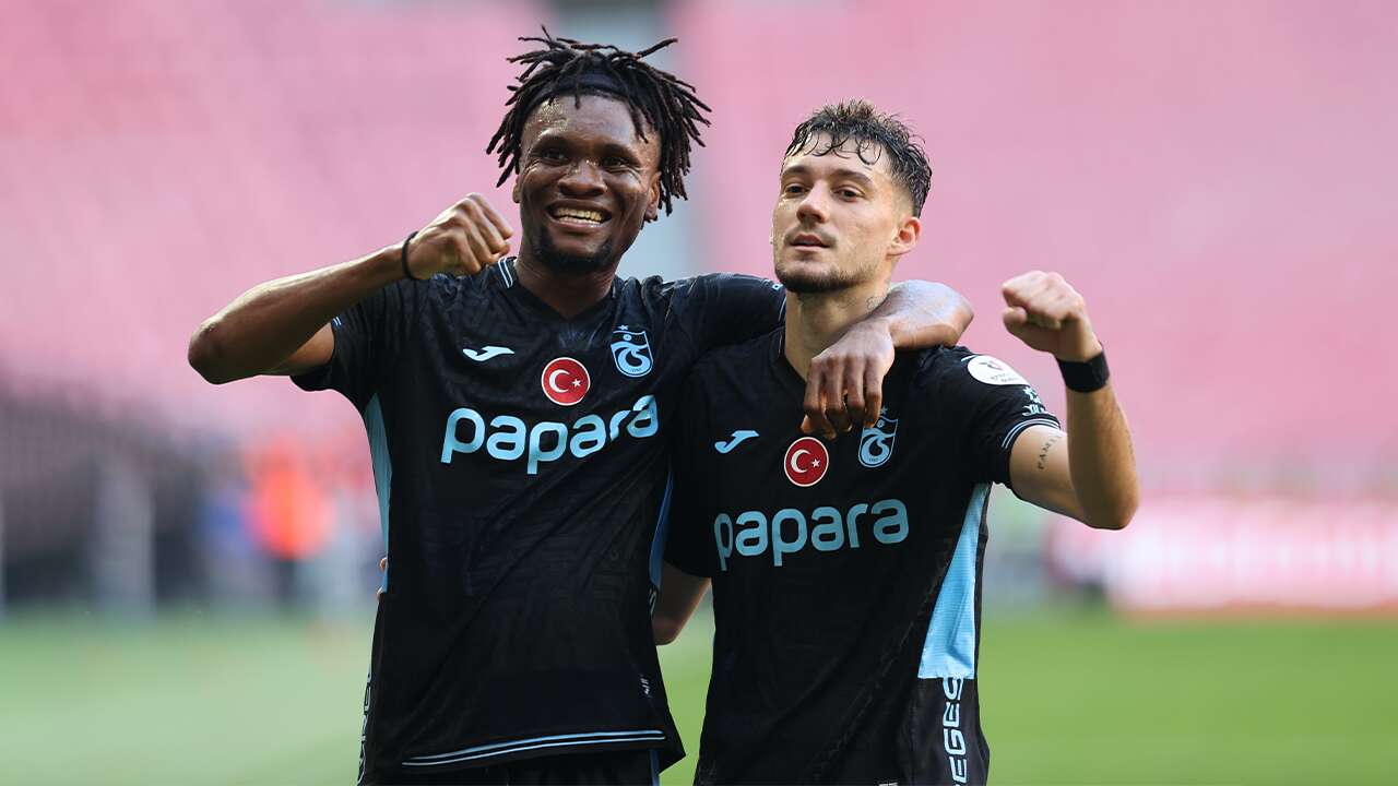Trabzonspor, 3 puanı 3 golle aldı