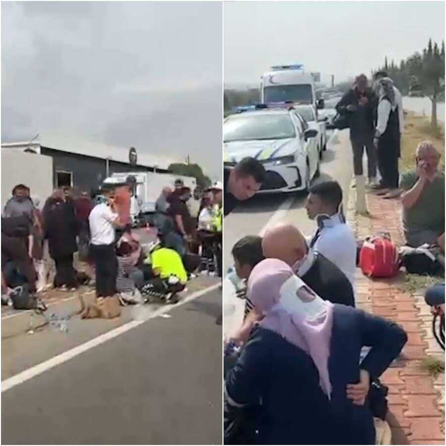 Antalya-Isparta yolunda can pazarı! Midibüs devrildi,17 yaralı var! İşte ilk görüntüler...