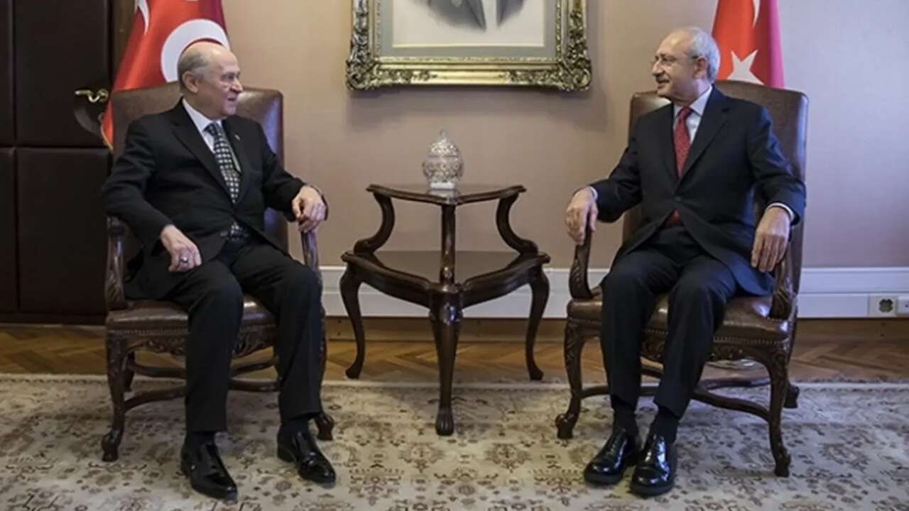 MHP lideri Devlet Bahçeli ve Kemal Kılıçdaroğlu bir araya geldi... Kılıçdaroğlu'ndan dikkat çeken 'arkadaş' açıklaması!