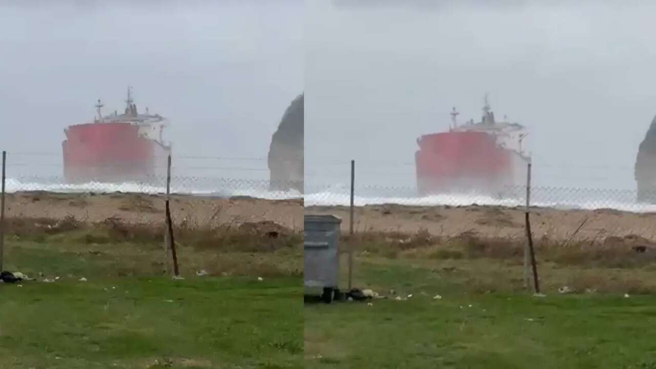 Hayalet gemi alarmı: Rusya'da vurulan gemi İstanbul'da karaya oturdu!