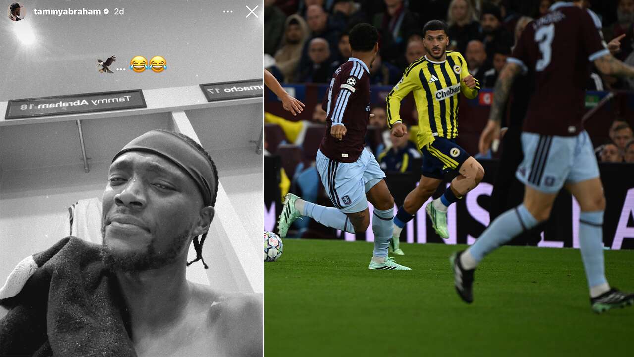 Aston Villalı Abraham'dan F.Bahçe'ye Beşiktaş göndermesi