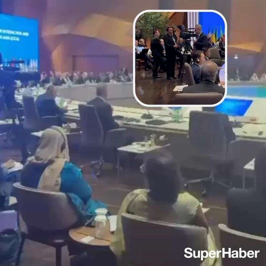Bakü Zirvesi'nde dikkat çeken anlar! Dışişleri Bakanı Hakan Fidan Herzog'un konuşmasında salondan ayrıldı