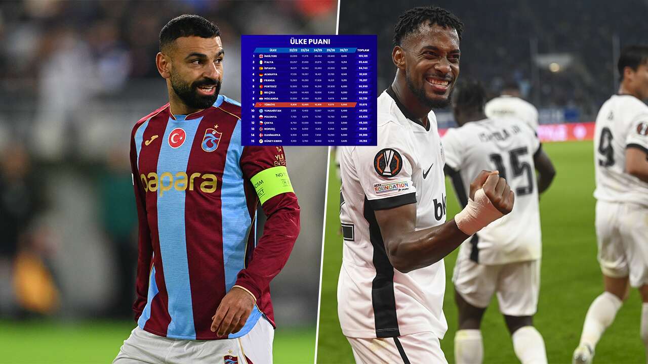 Ülke puanında son durum! Hangi takım daha çok katkı verdi? İşte son 5 yılın puanları