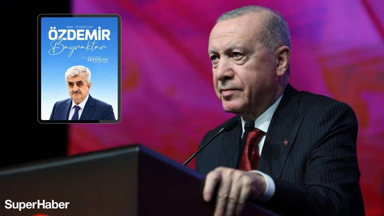 Cumhurbaşkanı Erdoğan'dan Özdemir Bayraktar mesajı: Dostum, mihmandarım...