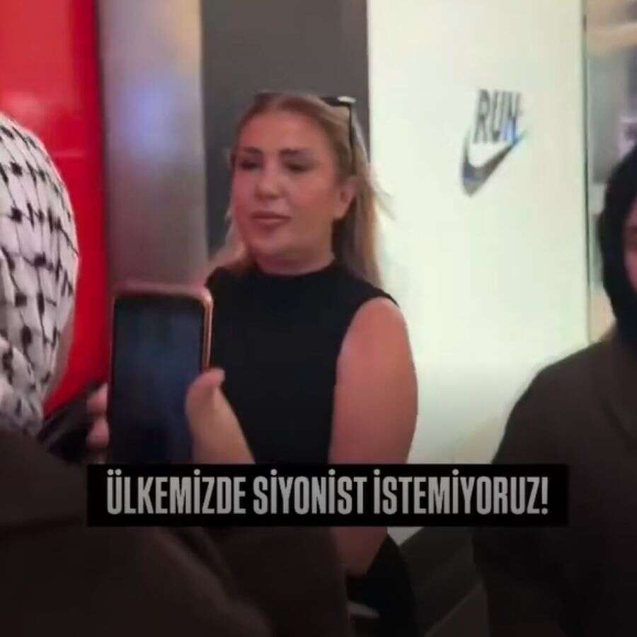 İsrail Ordusu'nun askeri İstinye Park'ta yakalandı! İsrail Ordusu'nda görevli çifte vatandaşa İstanbul'da protesto