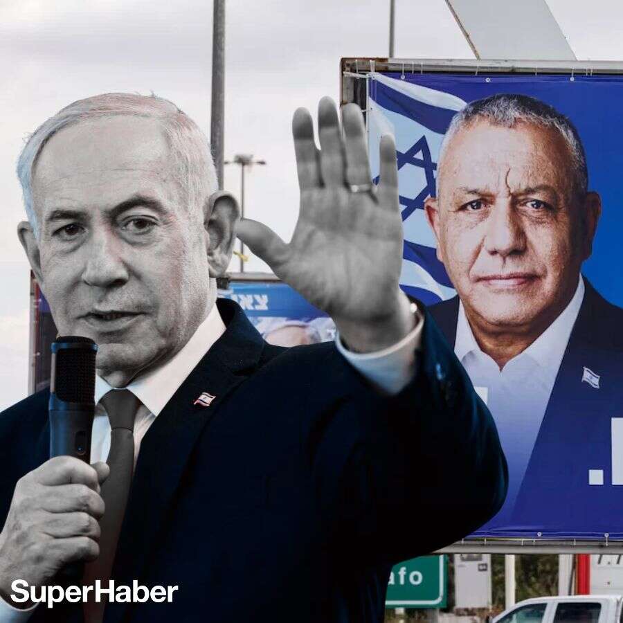 İsrail'de ilk seçim sonuçları!  Herzog, hükümeti kurma görevini Eisenkot'a verecek! Netanyahu'ya darbeyi Araplar vurdu