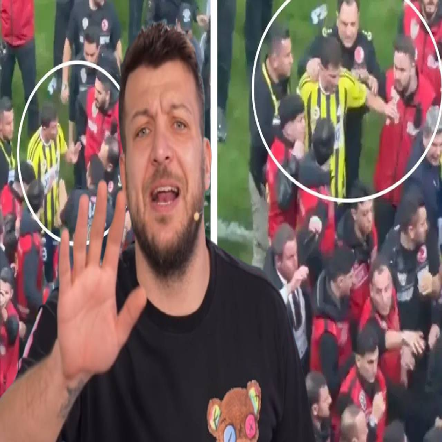 Fenerbahçe'de Mert Hakan Yandaş'ın polise yaptığı hareket sinirleri zıplattı: Canlı yayında bardağı kırdı, o ellerin kırılsın!