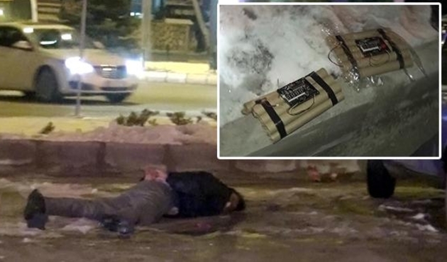 Erzurum'da canlı bomba alarmı...