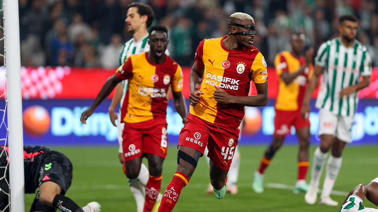 Galatasaray, deplasmanda Konyaspor'u farklı yendi