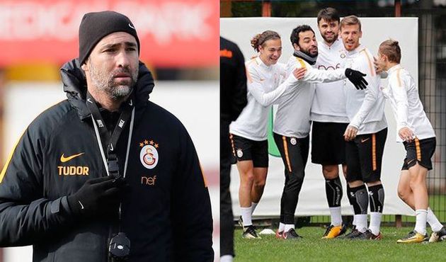Galatasaray antrenmanında dikkat çeken detay!